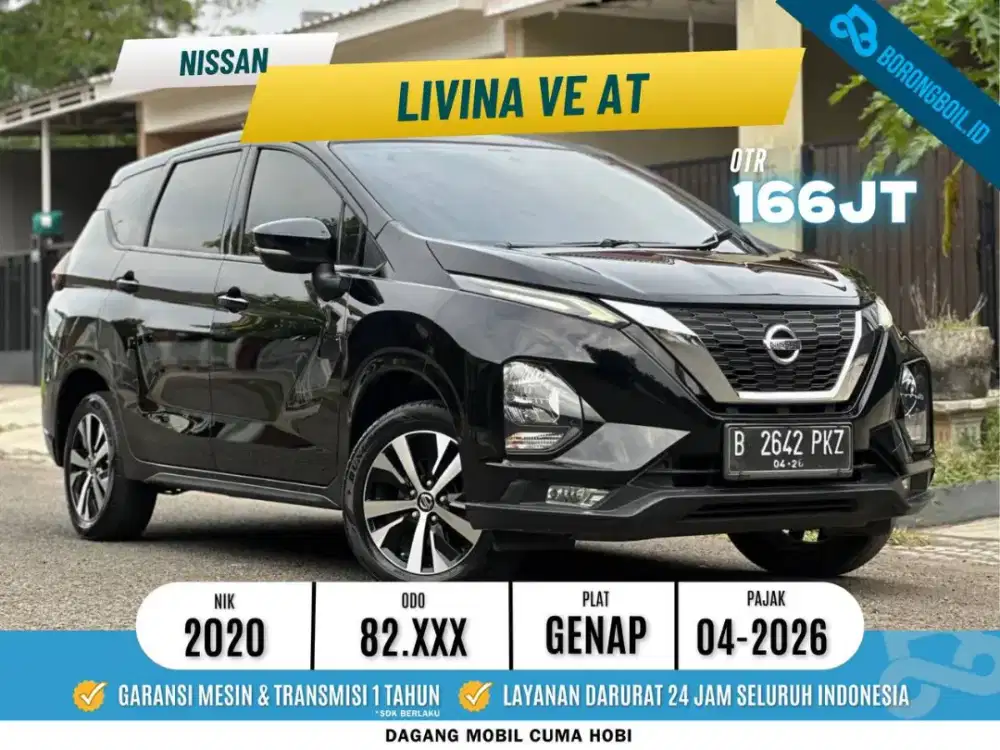 Nissan Livina 1.5 VE AT 2020 Hitam Metalik