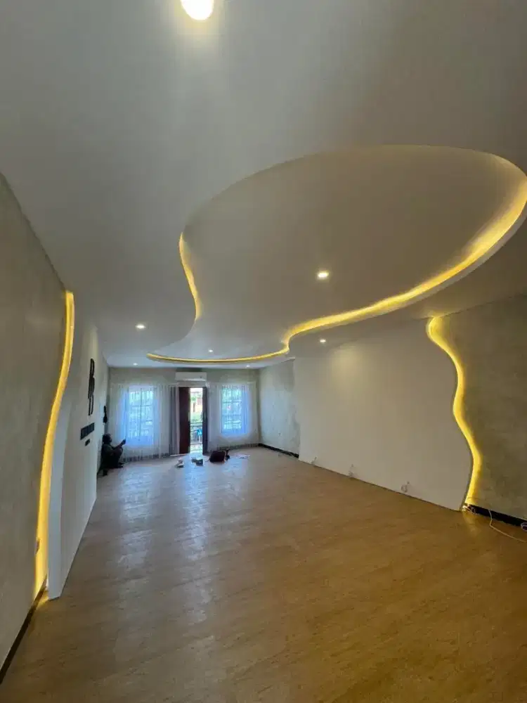 Plapon pvc murah list pigura terpasang