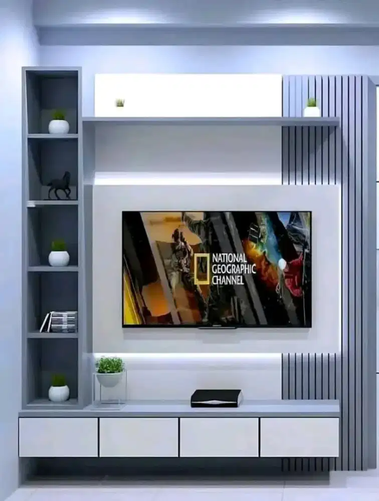 Backdrop tv minimalis