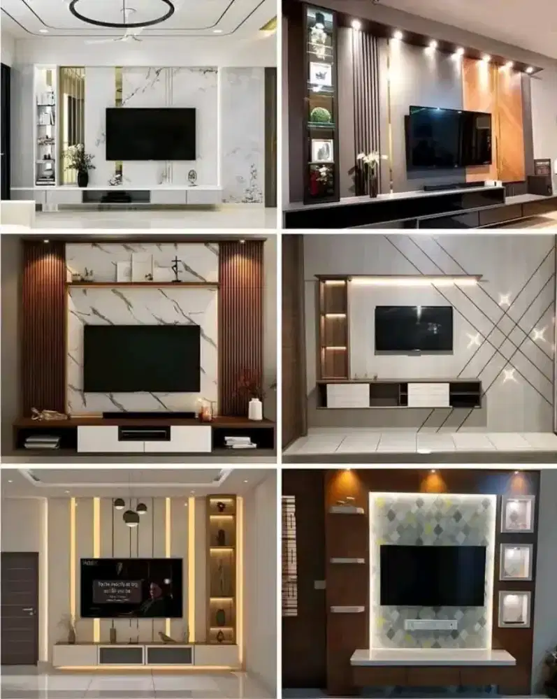 Backdrop tv minimalis