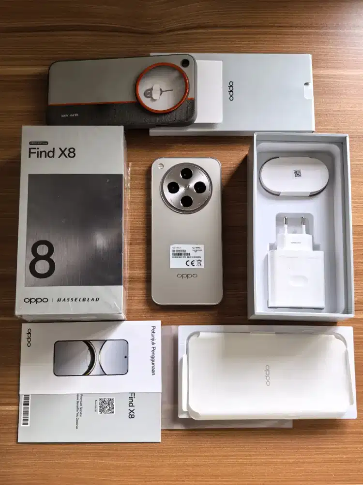 Oppo Find X8 16/512GB Resmi Gold Fullset Mulus Like New Nominus