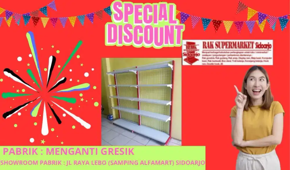 Rak minimarket gondrola