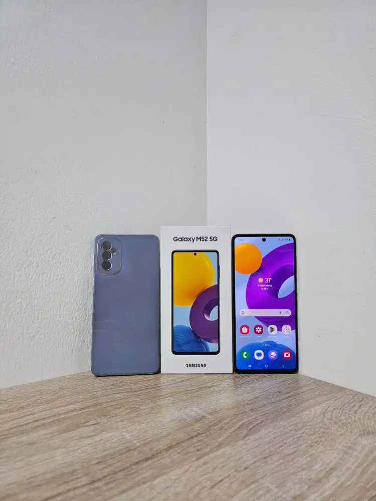 Samsung Galaxy M52 5G SEIN 8/128 Fullset 8GB 128GB Perfect