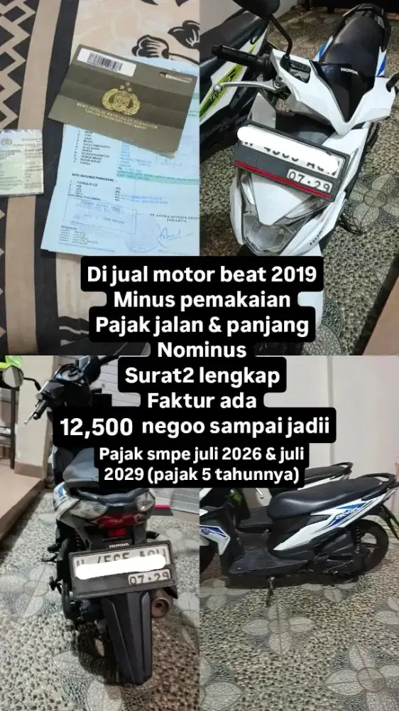 Honda beat Cbs tahun 2019