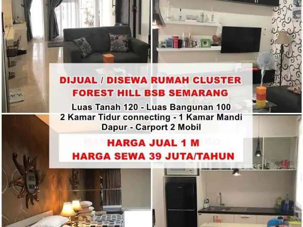 jual dan sewa rumah di forest hill Semarang