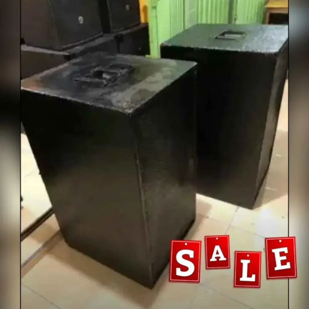 2 unit SPEAKER BOX DOUBLE (1 box isi 2 speaker)