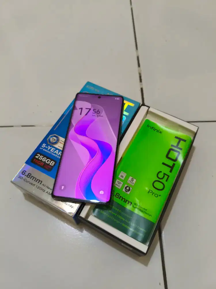 Infinix hot 50 pro+ 8/256 fullset