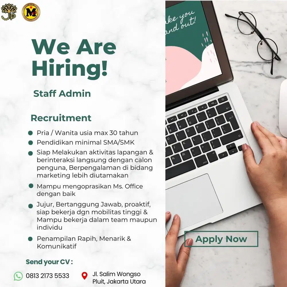 info loker admin berpengalaman