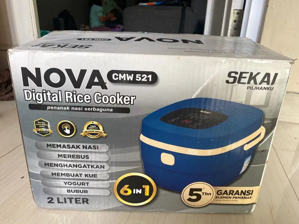 Rice Cooker Sekai CMW 521 Seperti Baru Hanya dipakai beberapa kali