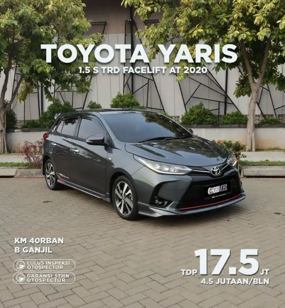 Yaris 1.5 S TRD Facelift AT Thn 2020