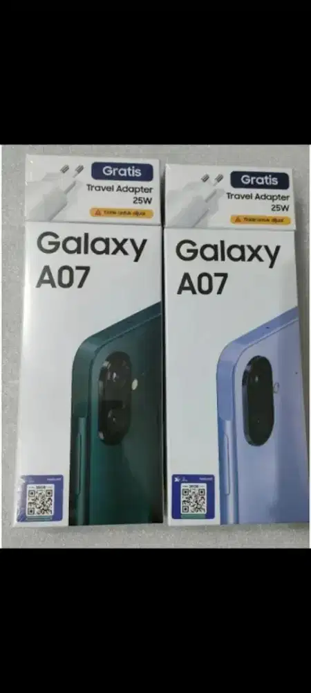 Samsung galaxy A07 ram 8gb 256gb dan4/64 resmi