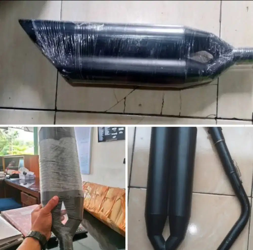 Knalpot dua silincer