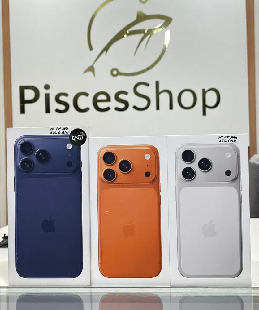 NEW IPHONE 17 PRO 256 SiLVER IBOX SEGEL RESMI