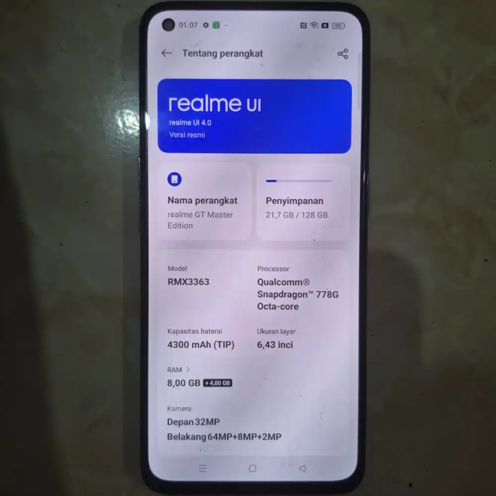 HP realme GT master