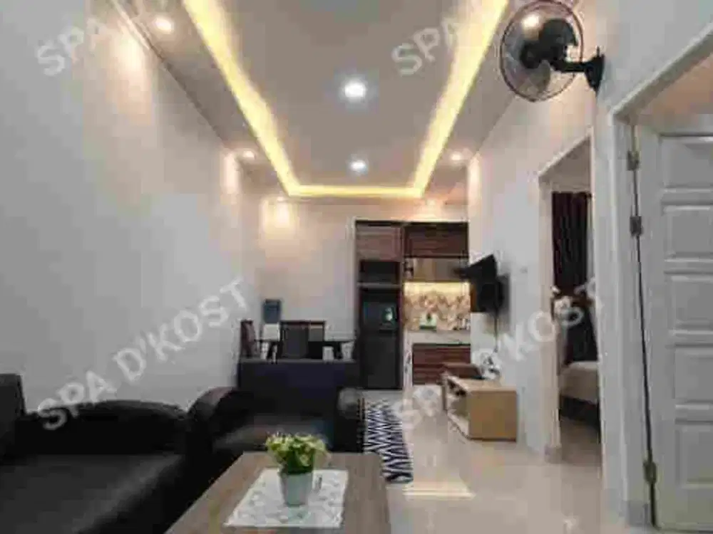 sewa Rumah Kontrakan Bulanan tipe 65 Deluxe Full Perabotan SPA D'KOST  sentosa Sidomulyo Barat Pekanbaru