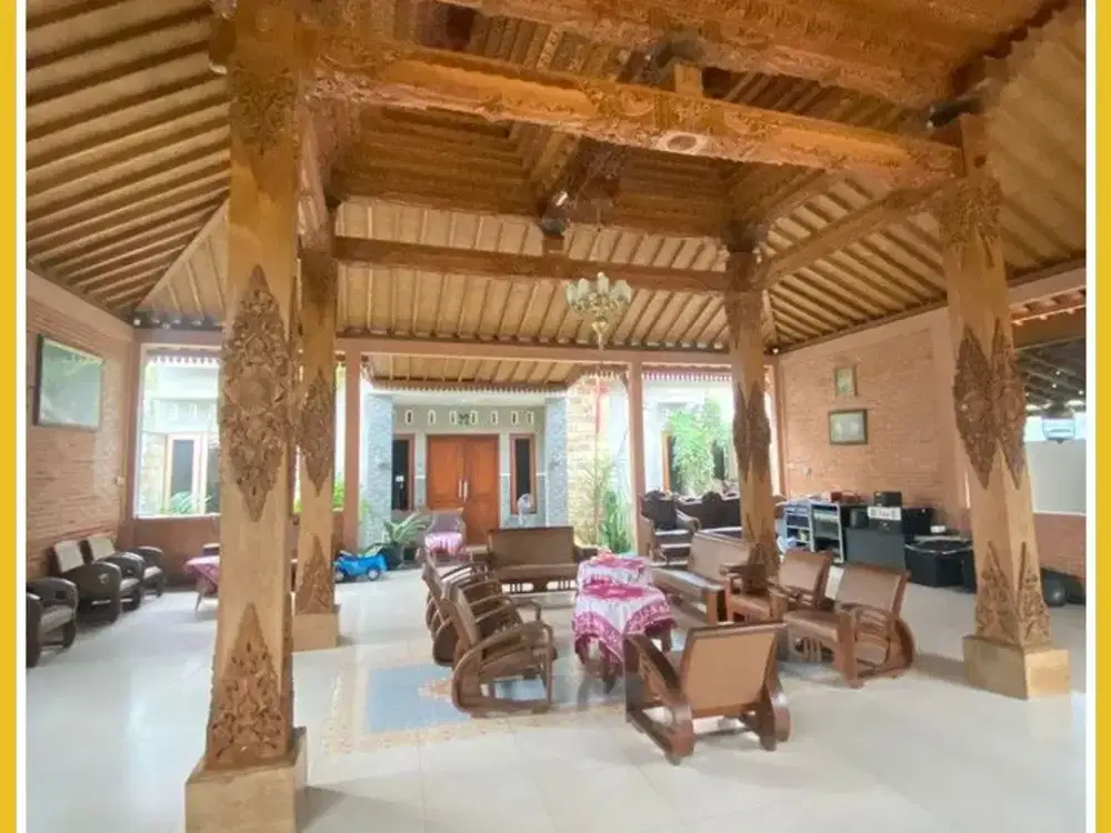 rumah joglo di selatan kampus UII kaliurang Harjobinangun Pakem Sleman