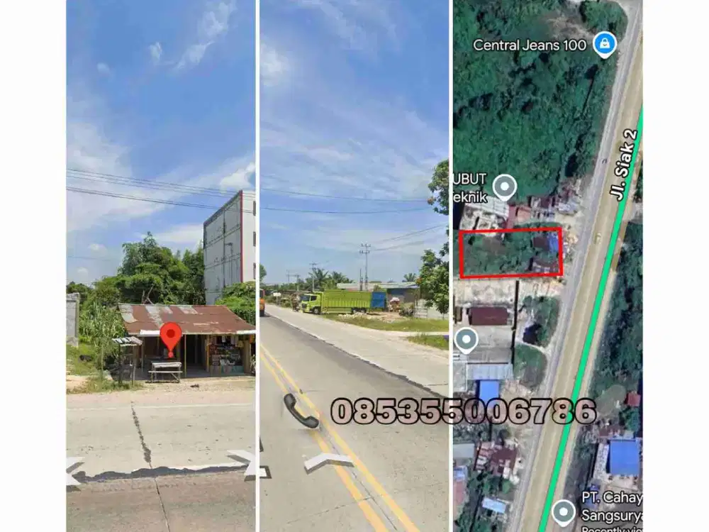 dikontrakan tanah jl.siak 2