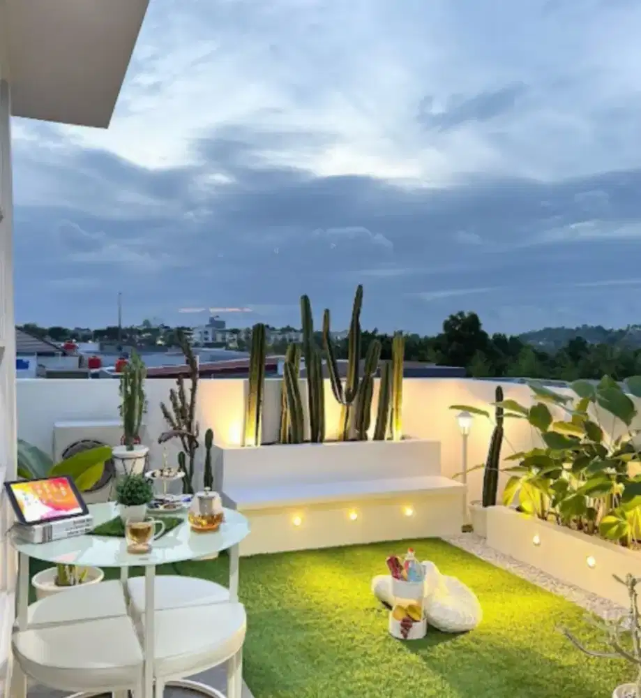 Taman teras minimalis