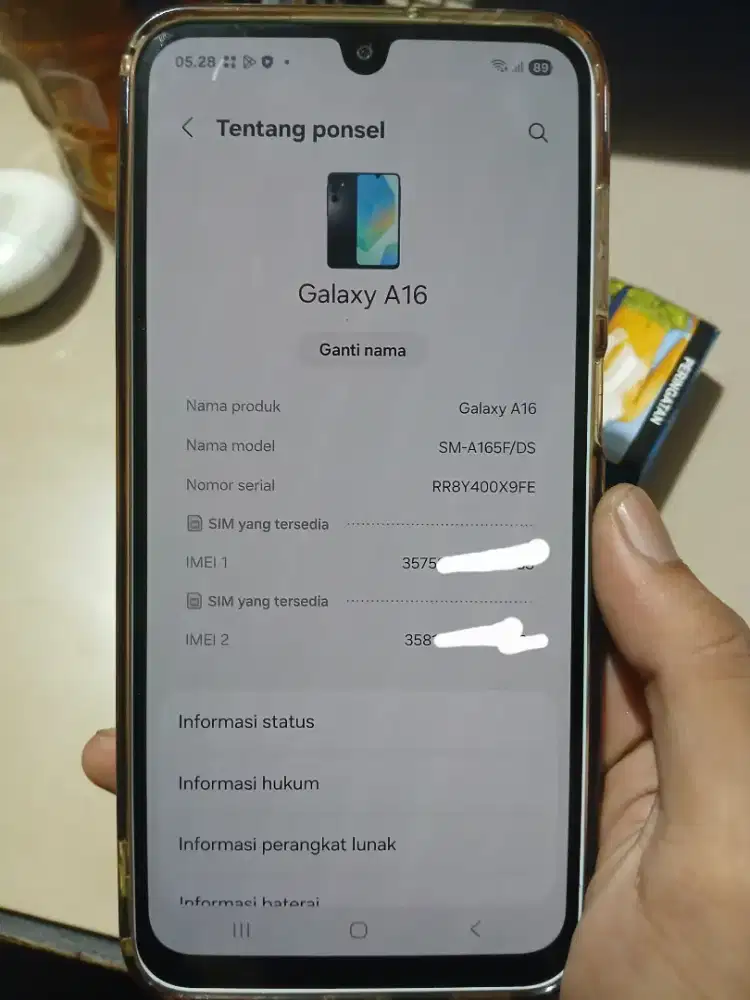 Samsung A16 4G Ram. 8/128 Resmi SEIN
