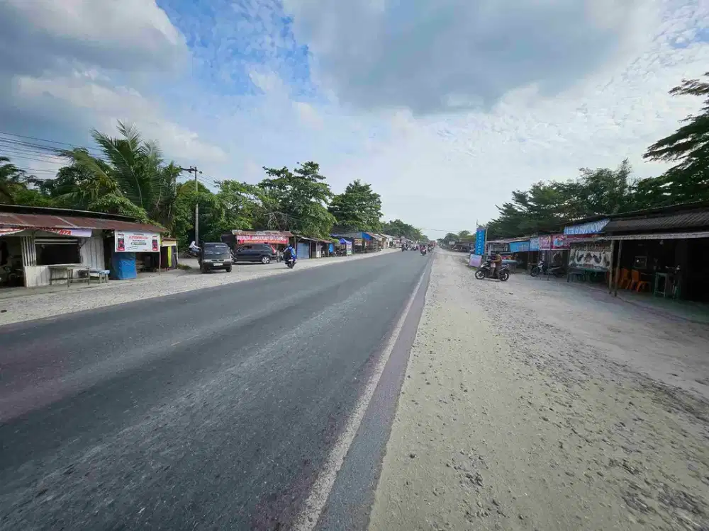 Tanah di Tepi Jalan Kubang Raya,  dekat ke Simpang 4 Garuda Sakti Pekanbaru.