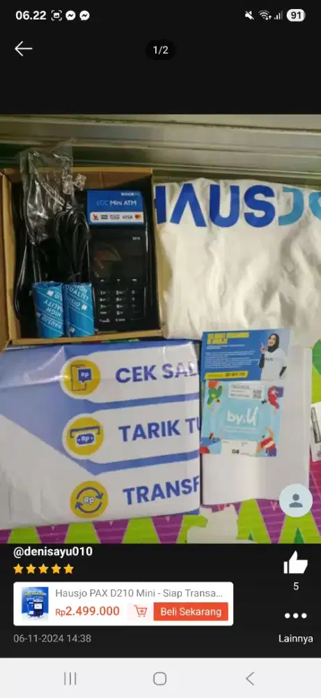 Mesin edc PAX D210 Mini EDC