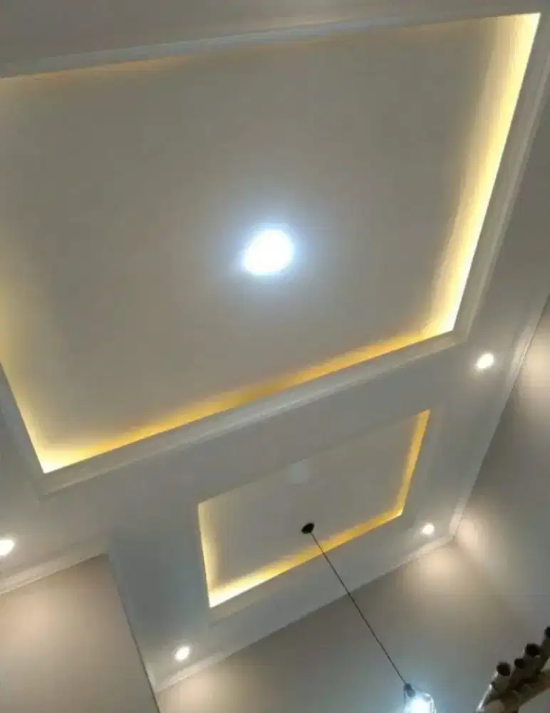 Plafon gypsum dan pvc
