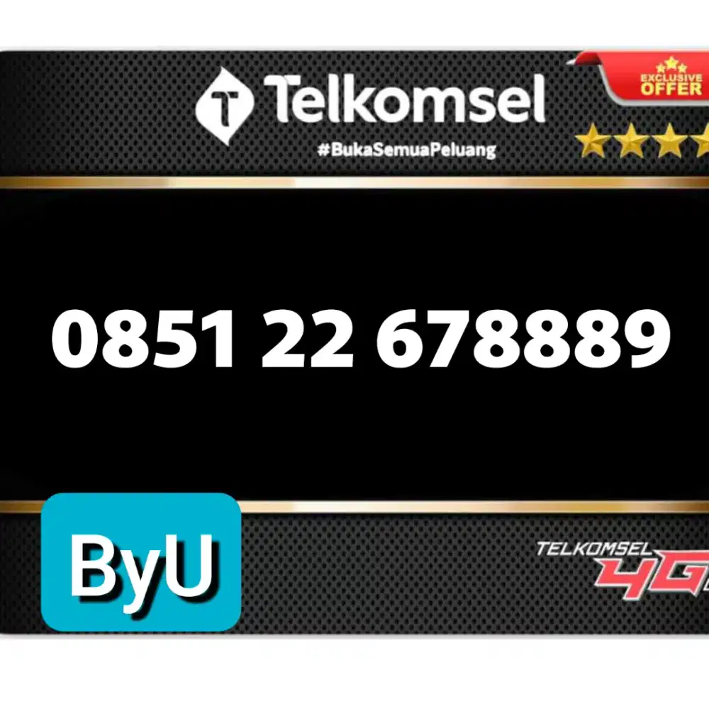 Nomor Cantik Telkomsel Byu