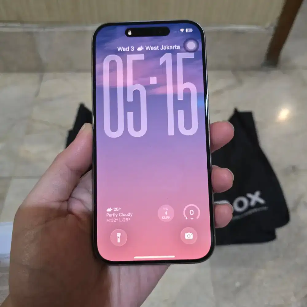 Dijual Iphone 15 Pro 128gb Natural Titanium IBOX