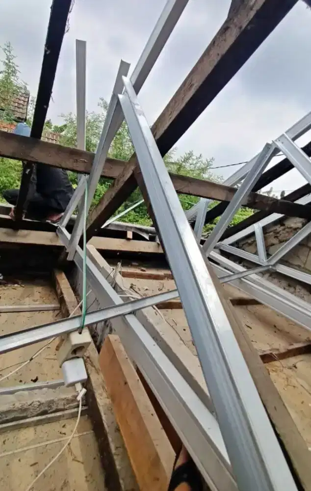 Rangka atap baja ringan kanal C 75