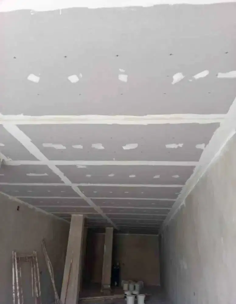 Plafon gypsum model flat rangka hollow