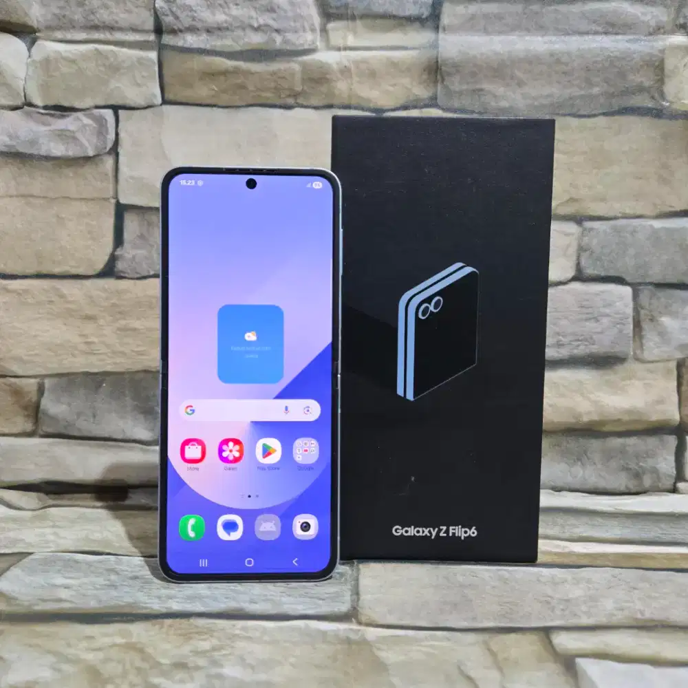 Samsung Galaxy Z Flip 6 12/256 Blue Fulset segel mulus 98%