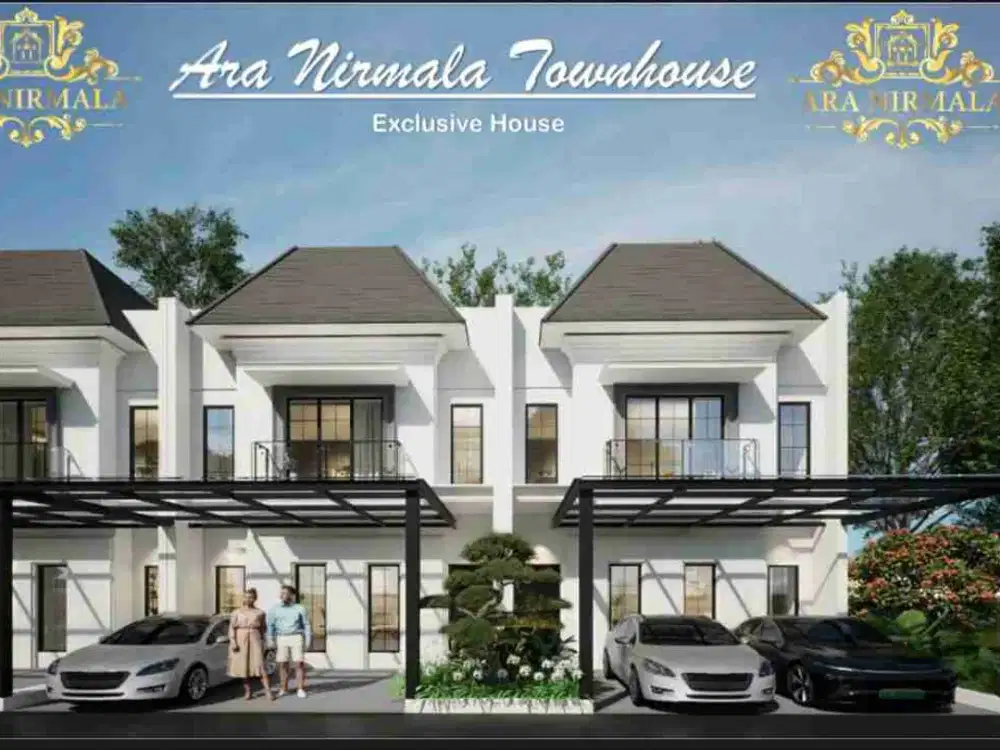 Promo Banyak Rumah Cluster Exclusive Ara Nirmala Townhouse Hanya 6 unit