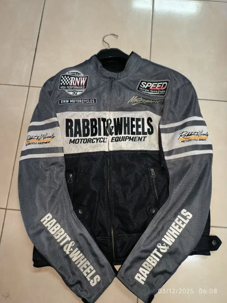 Rabbit and wheels New combo Grey Uk L 2X Use, nominus full protektor