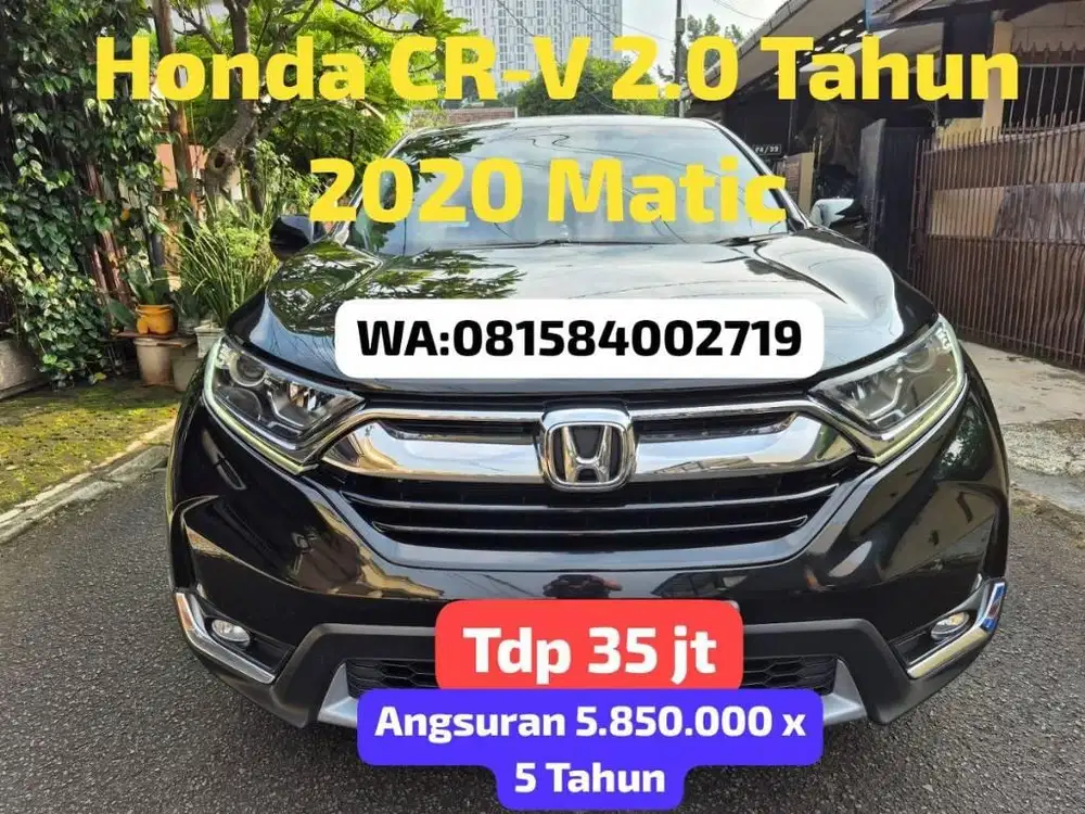 Honda New CR-V 2.0 Tahun 2020 Automatic Low Km 60 rb
