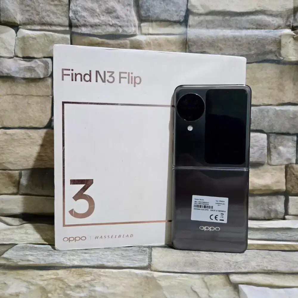 Oppo Find N3 Flip 12/256 Fulset segel mulus 98%