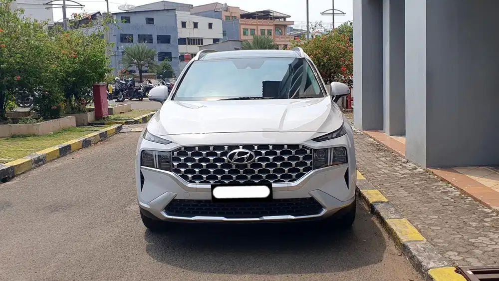 Km33rb hyundai santafe signature diesel 2021 putih