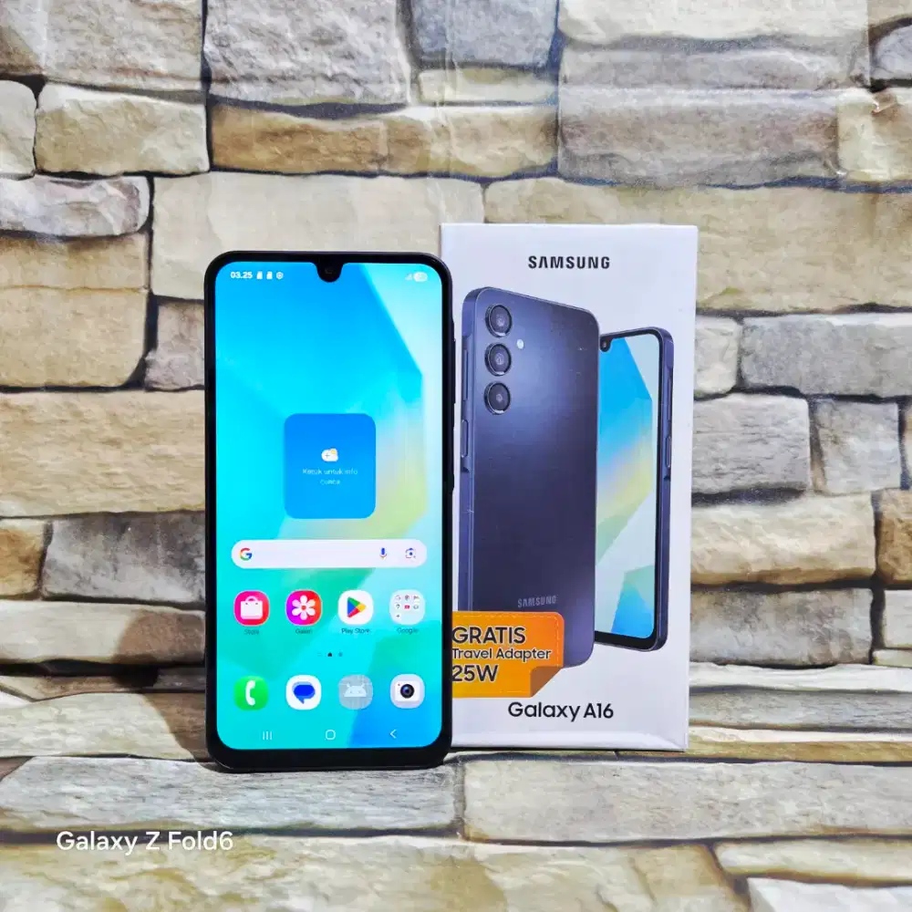 Samsung Galaxy A16 4G 8/256 Black Fulset segel mulus 98% Garansi
