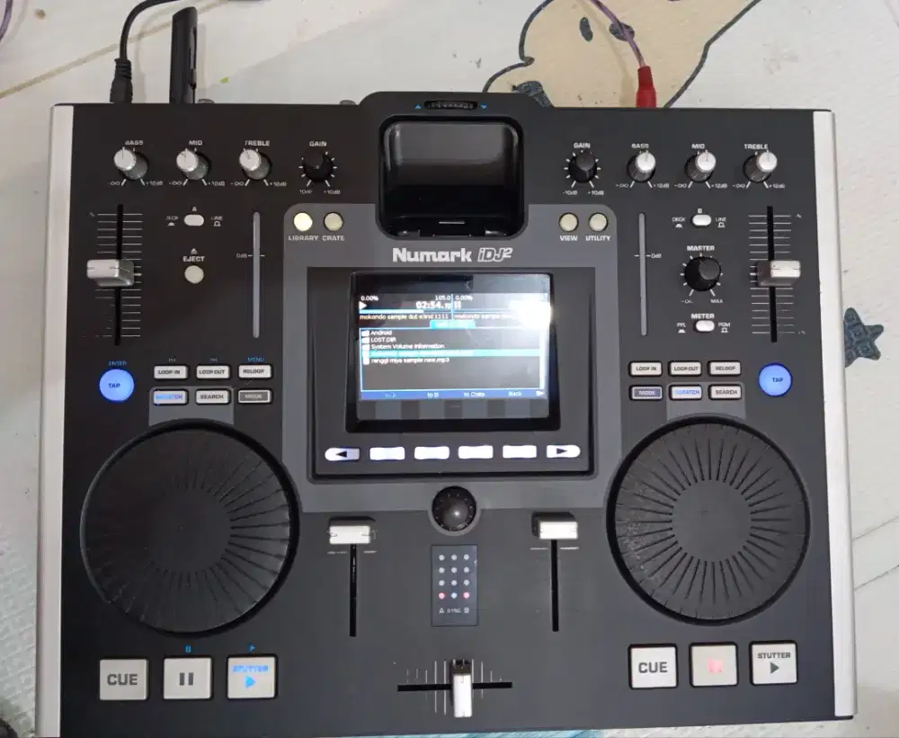 Alat DJ numark idj2 support flashdisk dan ipod