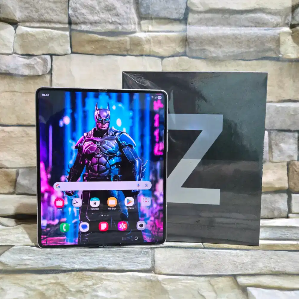 Samsung Galaxy Z Fold 3 5G 12/512 Silver Fulset segel mulus 98%