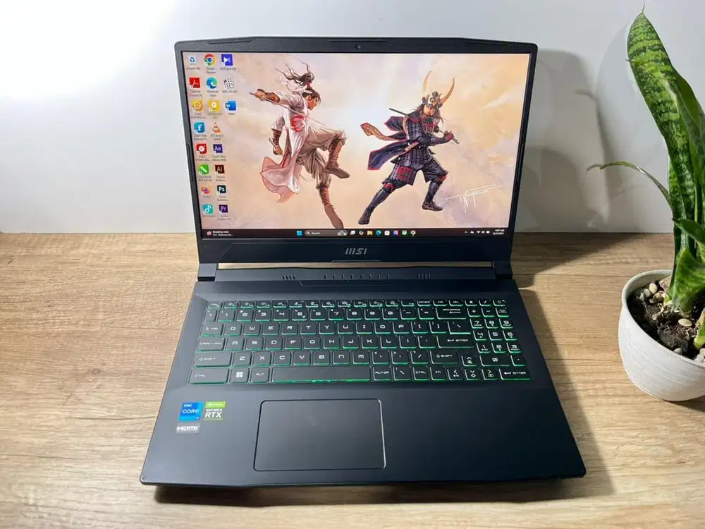 Laptop gaming high end msi katana gf66 i7 gen12 nvidia rtx3050