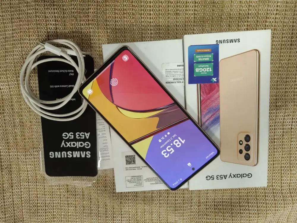 Samsung a53 5g 8/128 lengkap