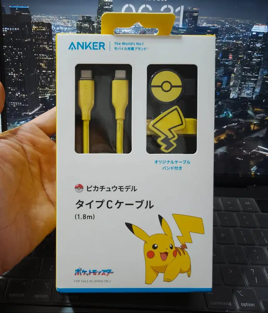 Anker Cable Type C Japan Exclusive Special Pokémon Pikachu Original