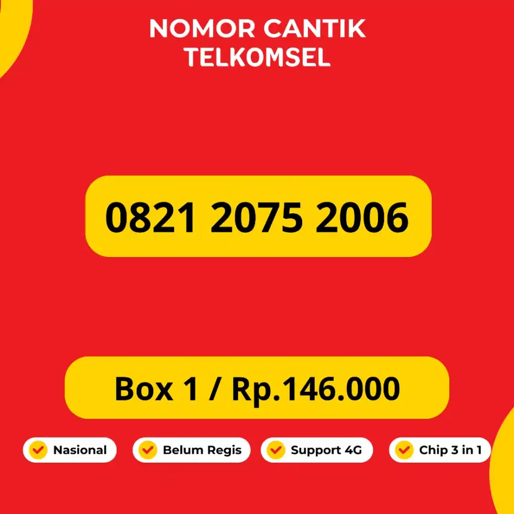 Nomor Cantik Telkomsel