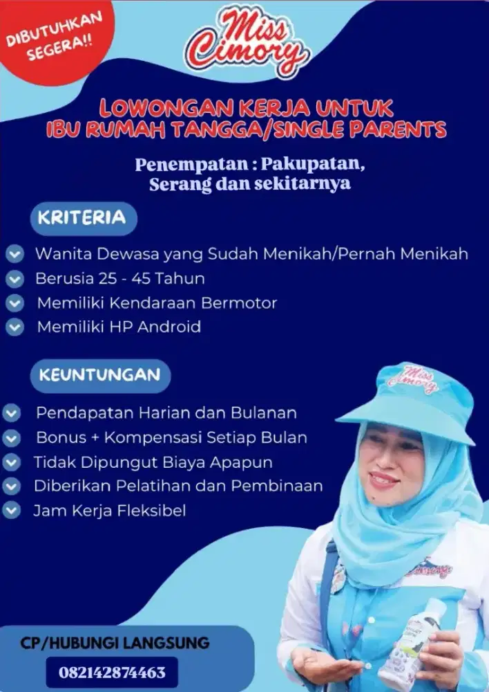 Lowongan Miss Cimory