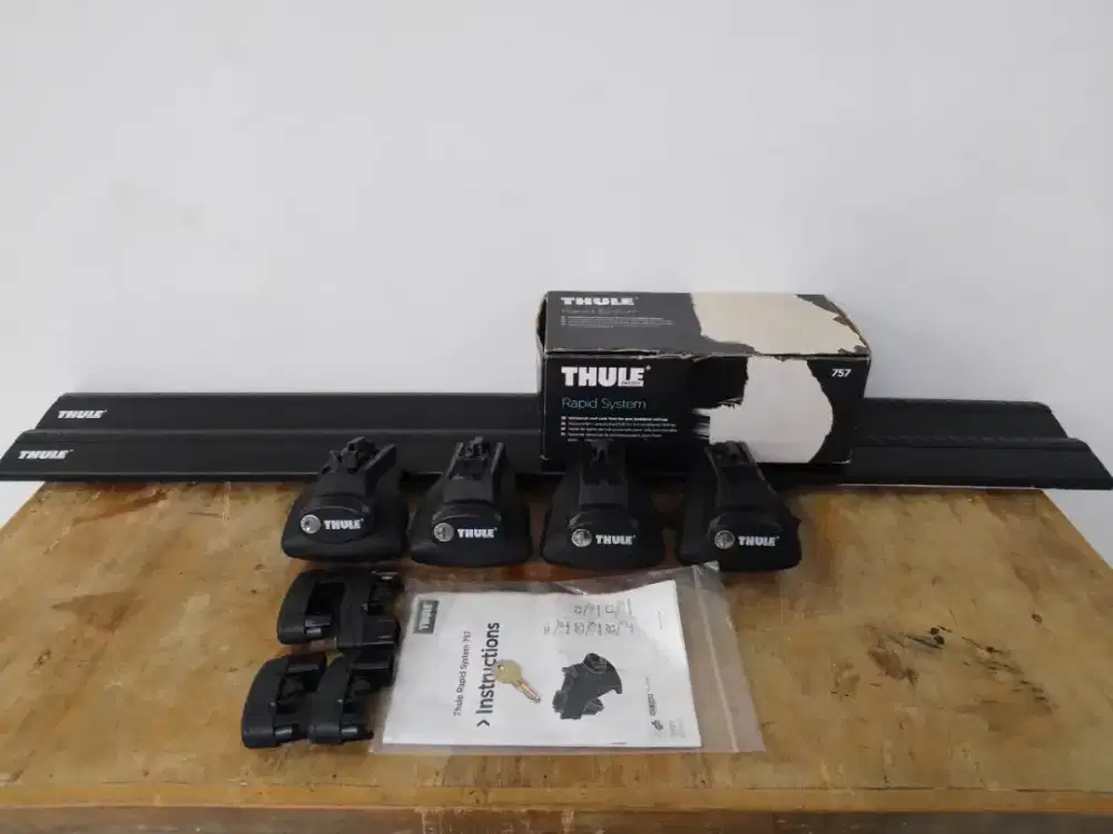 Crossbar THULE Wingbar 108+footpack 757 ORIGINAL