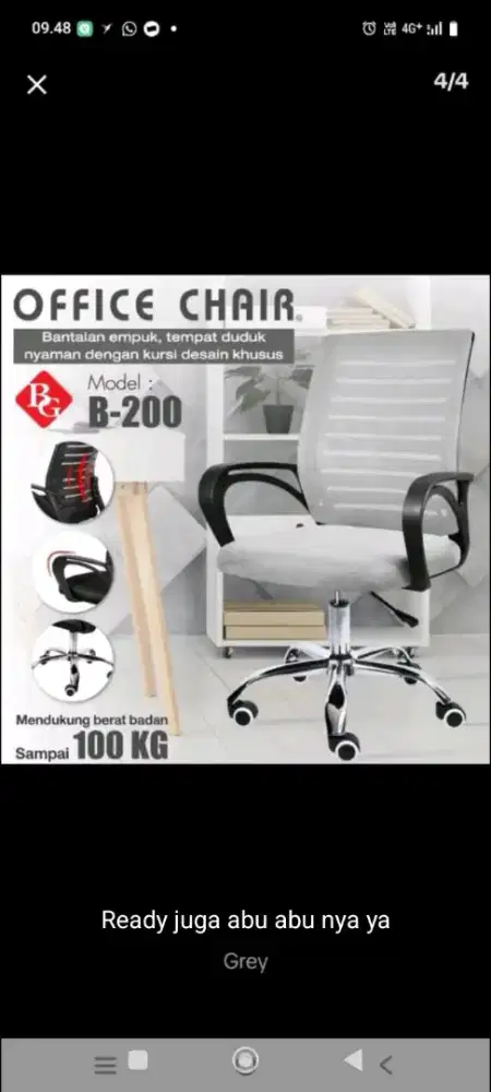 Dijual kursi kantor estetik