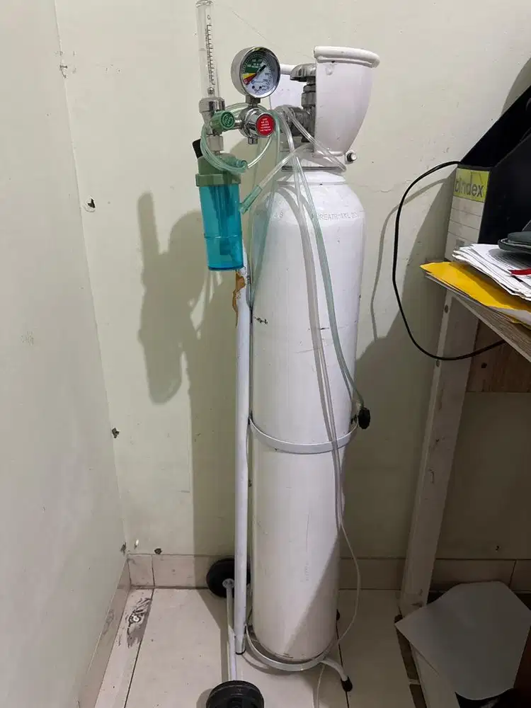 Tabung oksigen 2M lengkap regulator