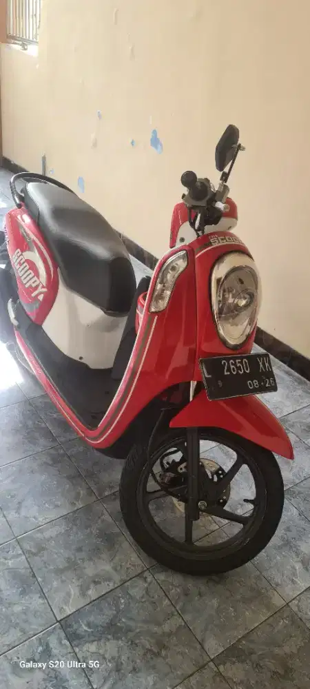 Dijual wolee3sss scoopy tahun 2016 tinggal pakai
