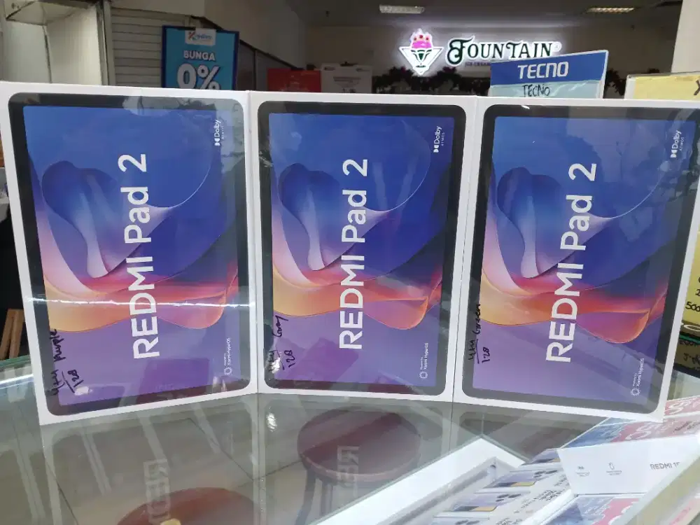 Tablet Redmi pad 2 ram 4+4/128 baterai 9000mah