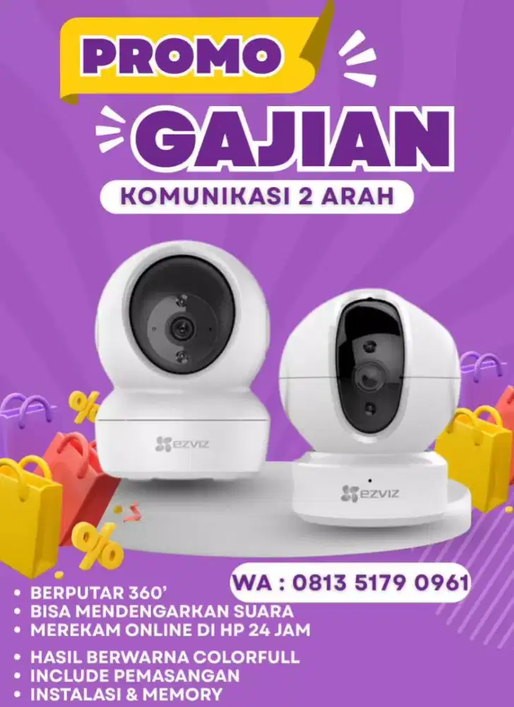 PROMO CCTV EZVIZ BISA KOMUNIKASI 2 ARAH